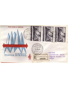 ITALIA 1965 FDC (Venetia) Traforo Monte Bianco racc