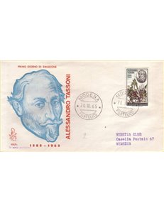 ITALIA 1965 FDC (Venetia) Alessandro Tassoni ord