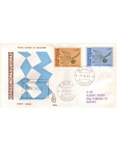 ITALY 1965 FDC (Venetia) Europa Cept rec