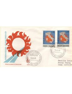 ITALIA 1965 FDC (Venetia) Giornata del francobollo ord
