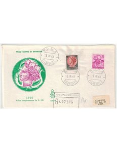 ITALIA 1966 FDC (Venetia) Siracusana racc