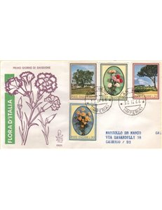 ITALY 1966 FDC (Venetia) Flora racc