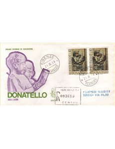 ITALY 1966 FDC (Venice) Donatello collection