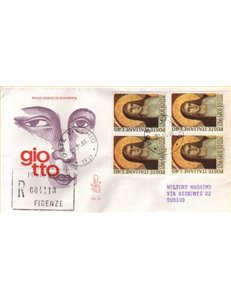 ITALY 1966 FDC (Venice) Giotto collection