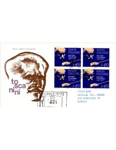 ITALY 1967 FDC (Venetia) Arturo Toscanini rec