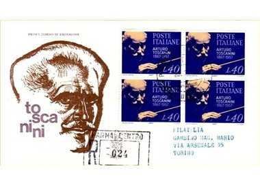 ITALIA 1967 FDC (Venetia) Arturo Toscanini racc