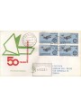 ITALY 1967 FDC (Venetia) 50th airmail stamp collected