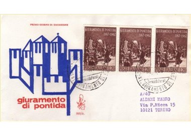 ITALY 1967 FDC (Venice) Oath of Pontida