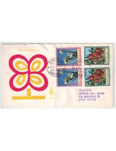 ITALY 1967 FDC (Venice) Flowers