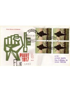 ITALIA 1967 FDC (Venetia) Resistenza sul Piave racc