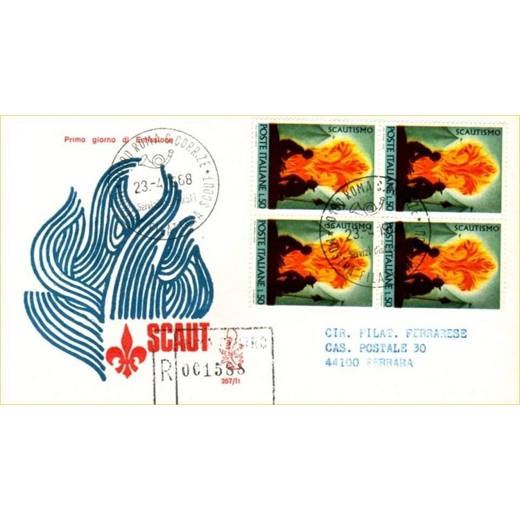 ITALY 1968 FDC (Venice) Scouting collection