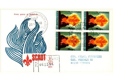 ITALY 1968 FDC (Venice) Scouting collection