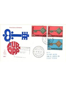 ITALY 1968 FDC (Venetia) Europa Cept rec