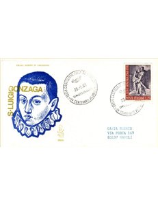 ITALIA 1968 FDC (Venetia) San Luigi Gonzaga