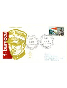 ITALIA 1968 FDC (Venetia) Francesco Baracca
