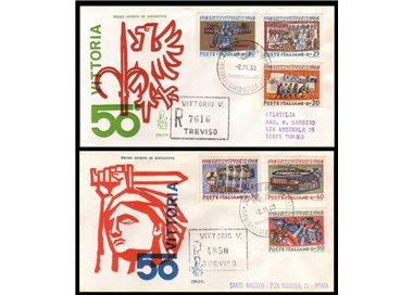 ITALY 1968 FDC (Venice) Anniversary of the Victory collected