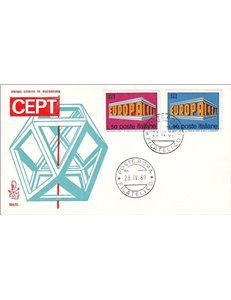 ITALIA 1969 FDC (Venetia) Europa Cept