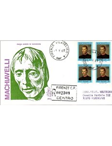 ITALIA 1969 FDC (Venetia) Niccolò Machiavelli racc