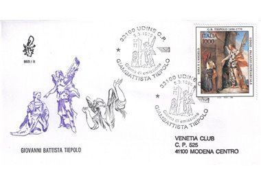 ITALIA 1996 FDC (Venetia) Giambattista Tiepolo
