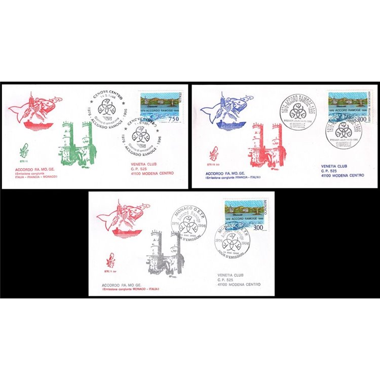 ITALY 1996 FDC (Venetia) RA.MO.GE