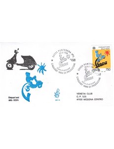 ITALY 1996 FDC (Venice) 50th Vespa