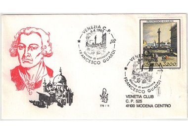 ITALIA 1993 FDC (Venetia) Francesco Guardi