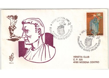 ITALIA 1993 FDC (Venetia) Quinto Orazio Flacco