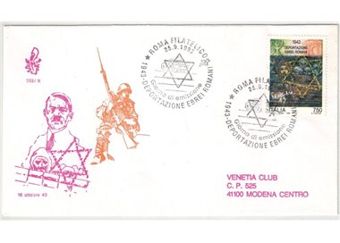 ITALY 1993 FDC (Venice) Deportation of the Jews