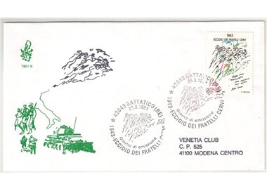 ITALY 1993 FDC (Venice) Fratelli Cervi