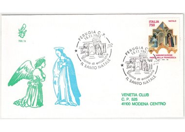 ITALY 1993 FDC (Venice) Christmas, Annunciation