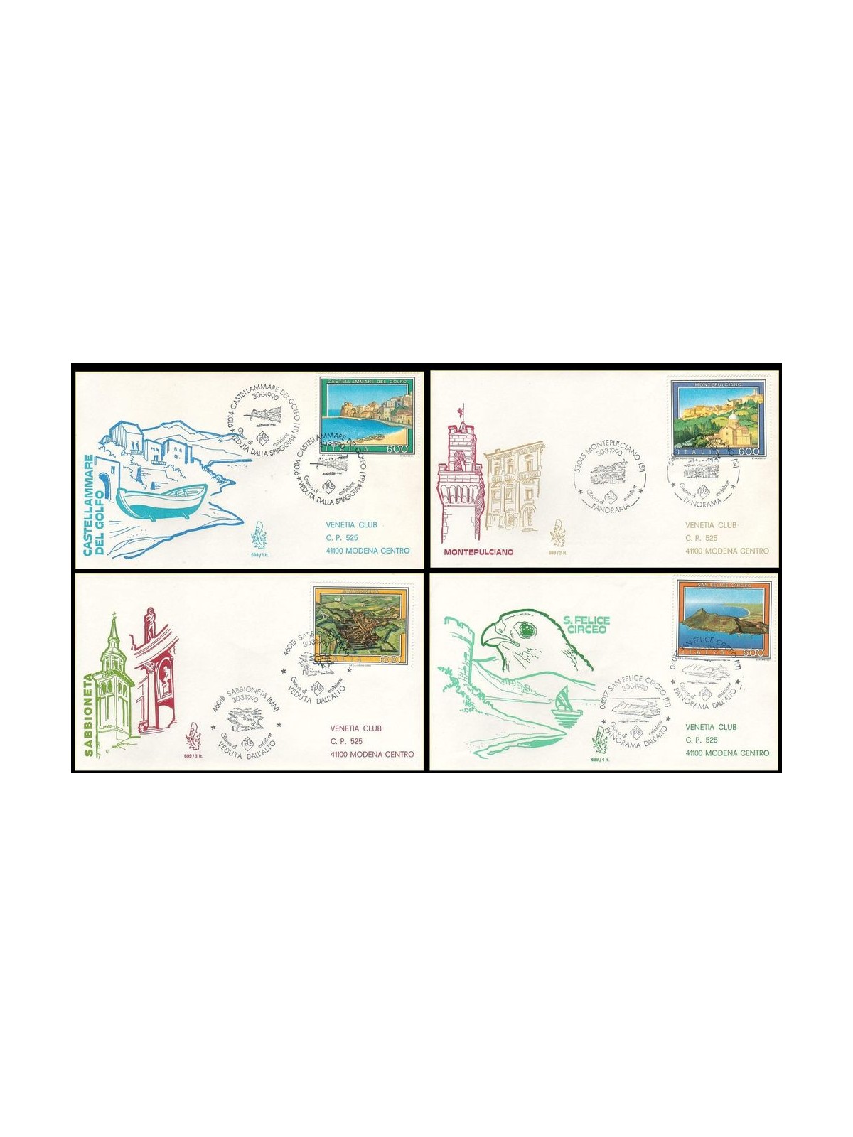 ITALY 1990 FDC (Venice) Tourism