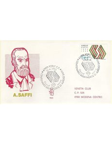 ITALY 1990 FDC (Venice) Aurelio Saffi