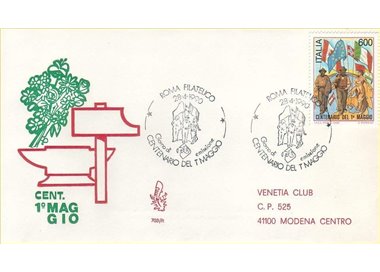 ITALY 1990 FDC (Venice) Centenary 1st May