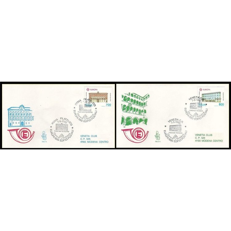 ITALIA 1990 FDC (Venetia) Europa