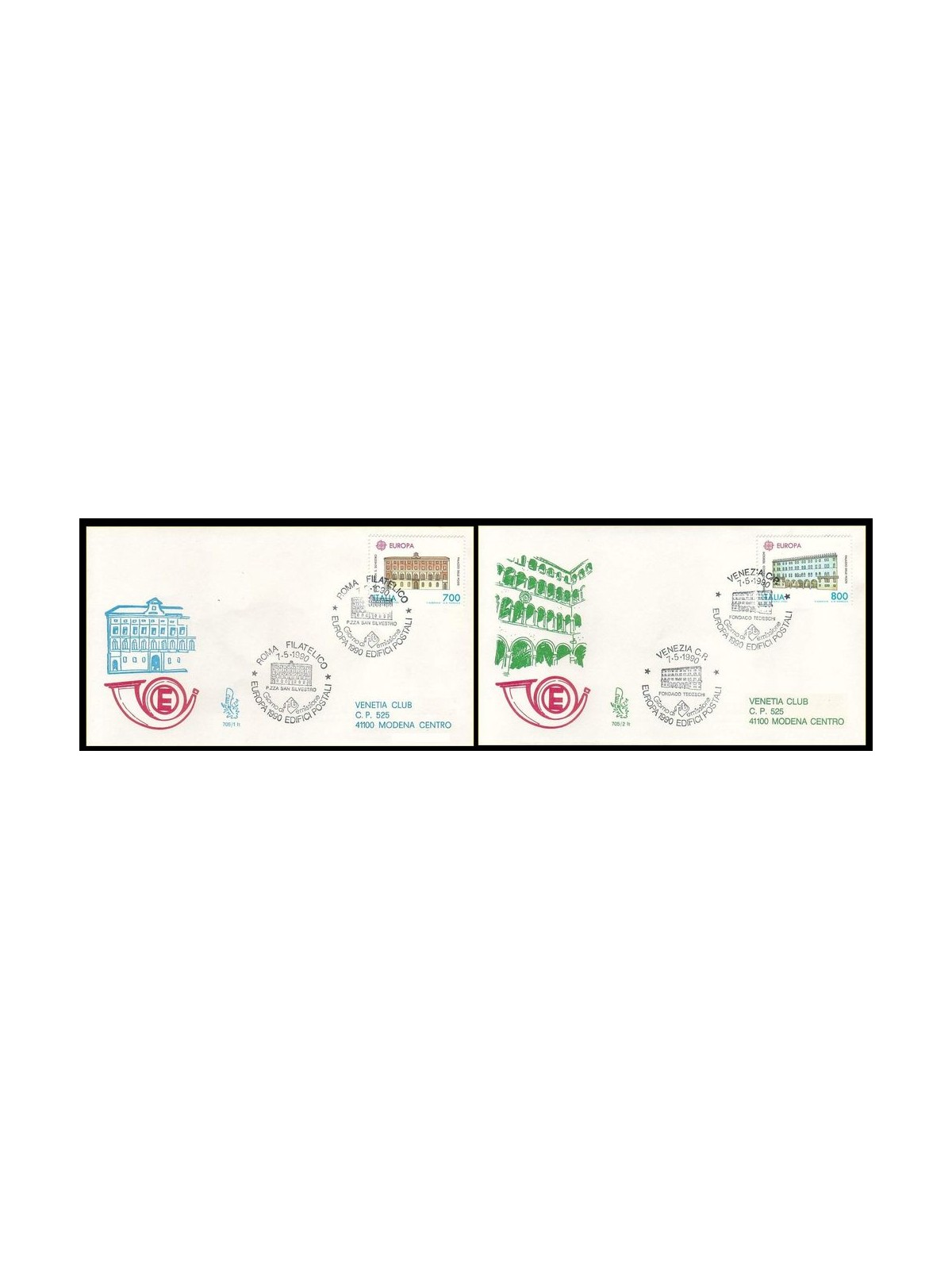 ITALY 1990 FDC (Venice) Europe