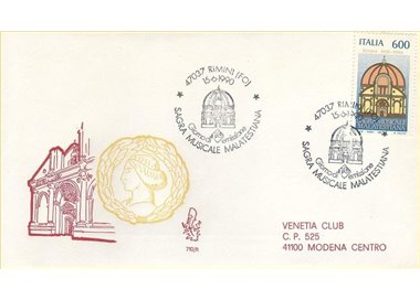 ITALIA 1990 FDC (Venetia) Sagra malatestiana