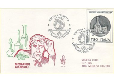 ITALIA 1990 FDC (Venetia) Giorgio Morandi
