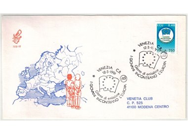 ITALY 1991 FDC (Venice) Young people and Europe