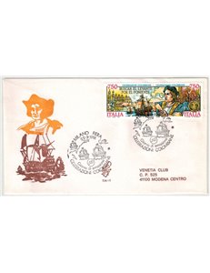 ITALY 1991 FDC (Venice) Colombian Celebrations