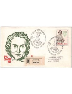 ITALIA 1982 FDC (Venetia) Niccolò Paganini racc