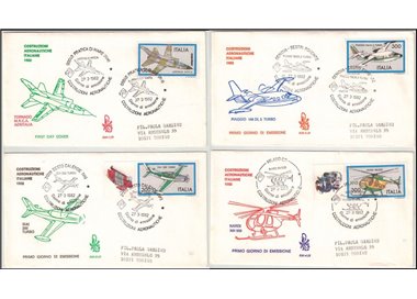 ITALY 1982 FDC (Venice) Aircraft
