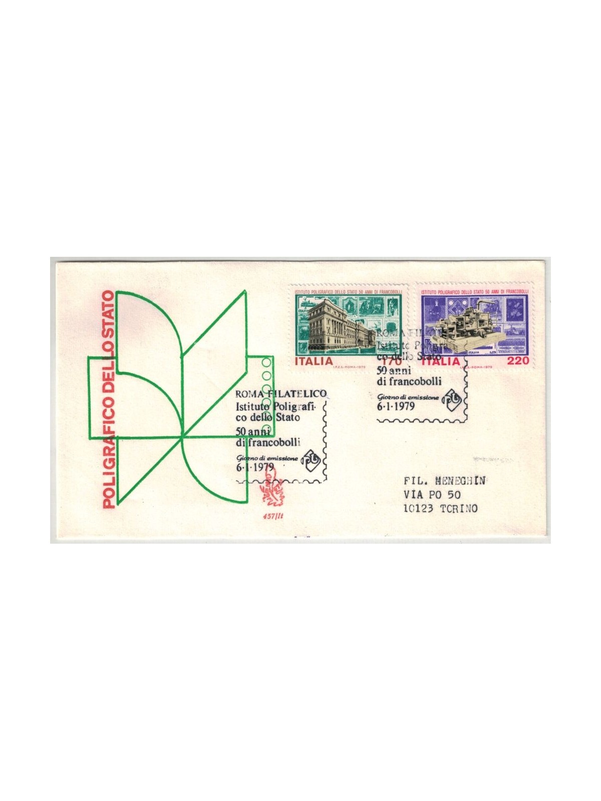ITALIA 1979 FDC (Venetia) Poligrafico zecca di stato