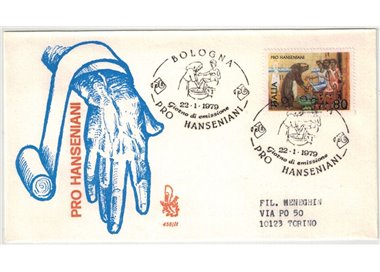 ITALY 1979 FDC (Venetia) Pro hanseniani