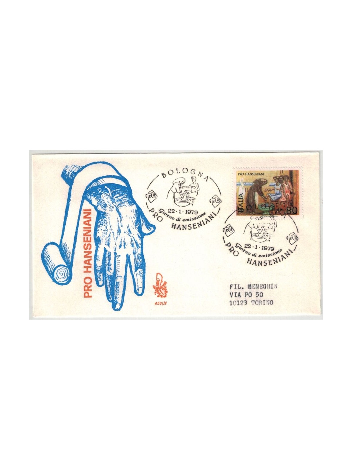 ITALY 1979 FDC (Venetia) Pro hanseniani