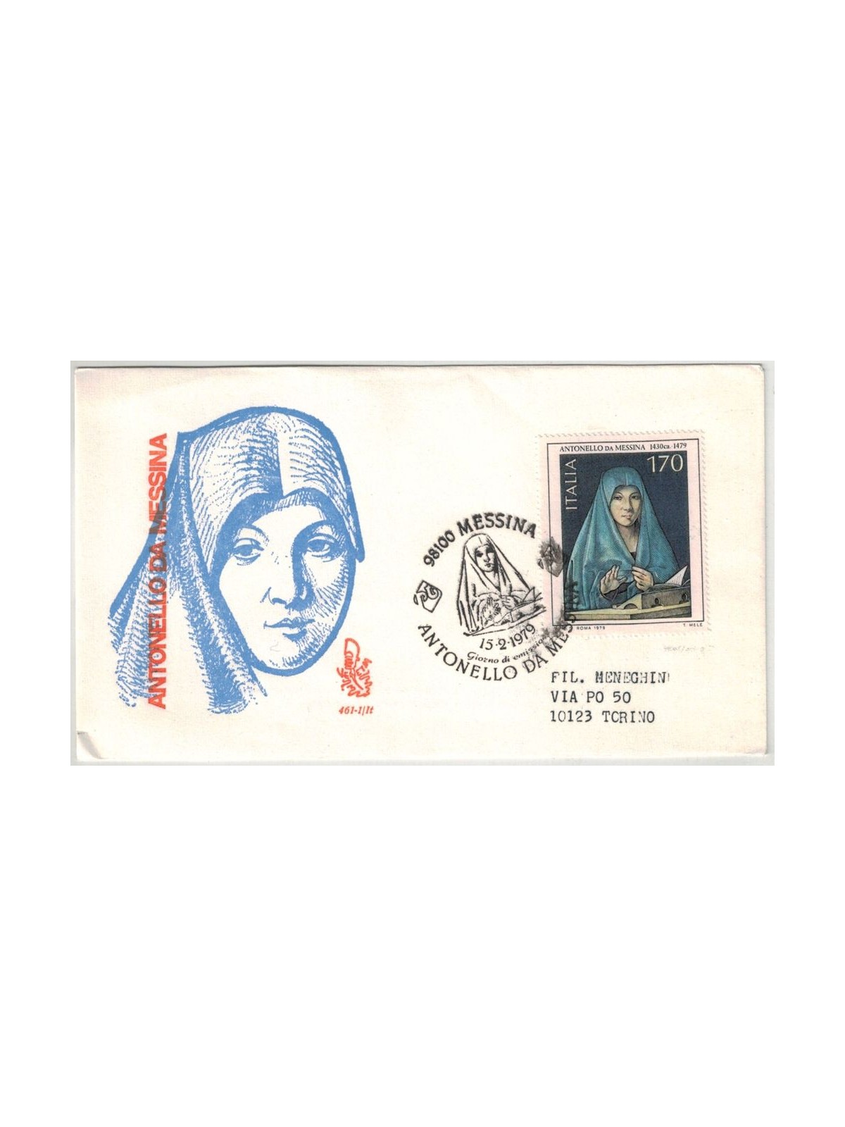 ITALIA 1979 FDC (Venetia) Antonello da Messina