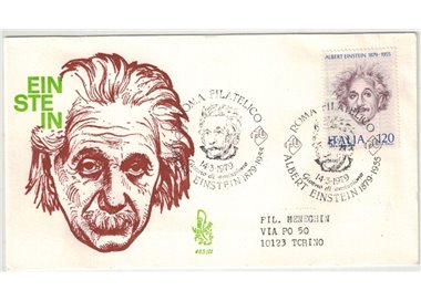 ITALIA 1979 FDC (Venetia) Albert Einstein