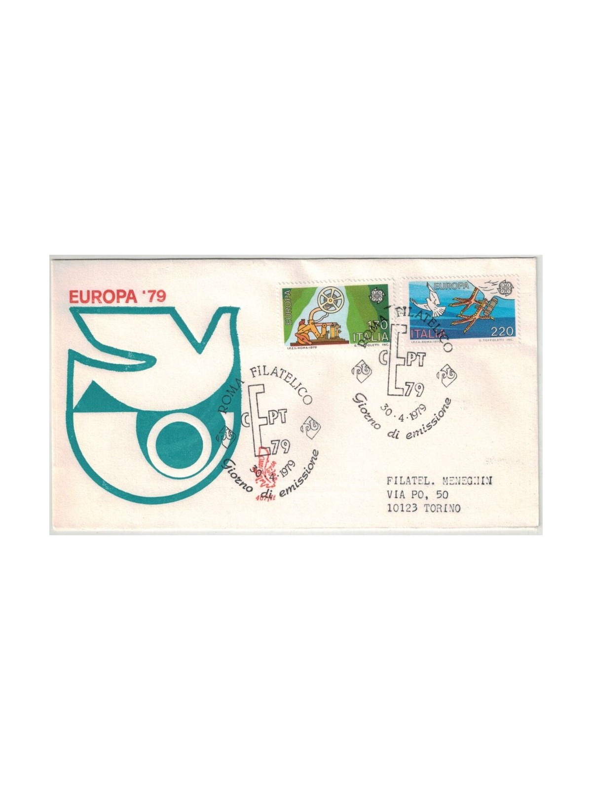 ITALIA 1979 FDC (Venetia) Europa