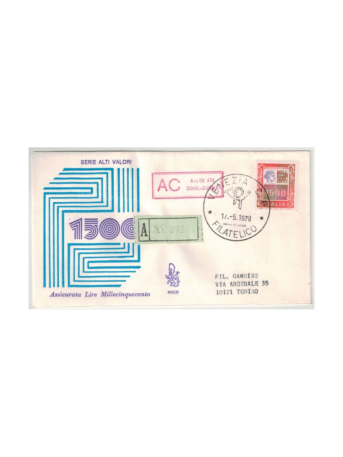 ITALIA 1979 FDC (Venetia) Alto valore ? 1.500
