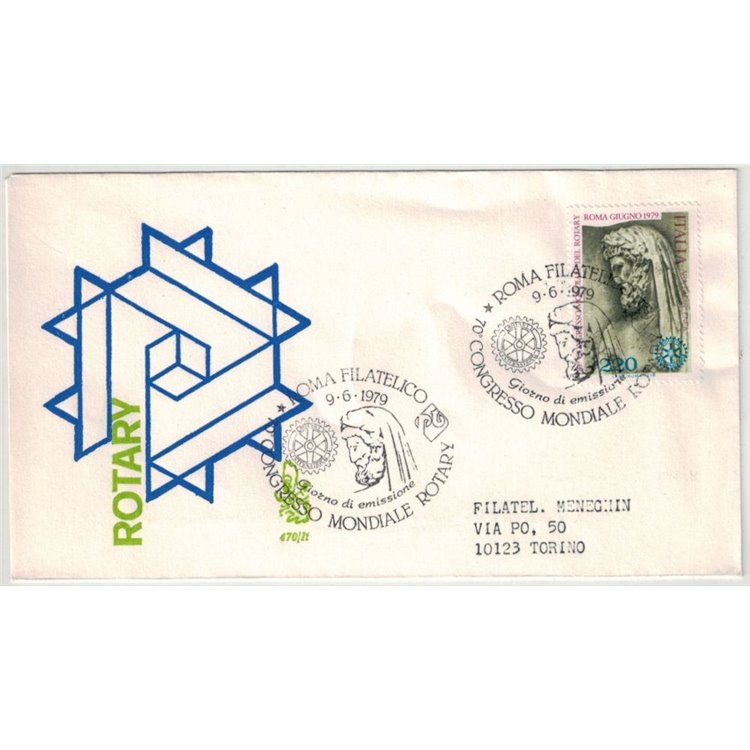 ITALY 1979 FDC (Venice) Rotary Convention