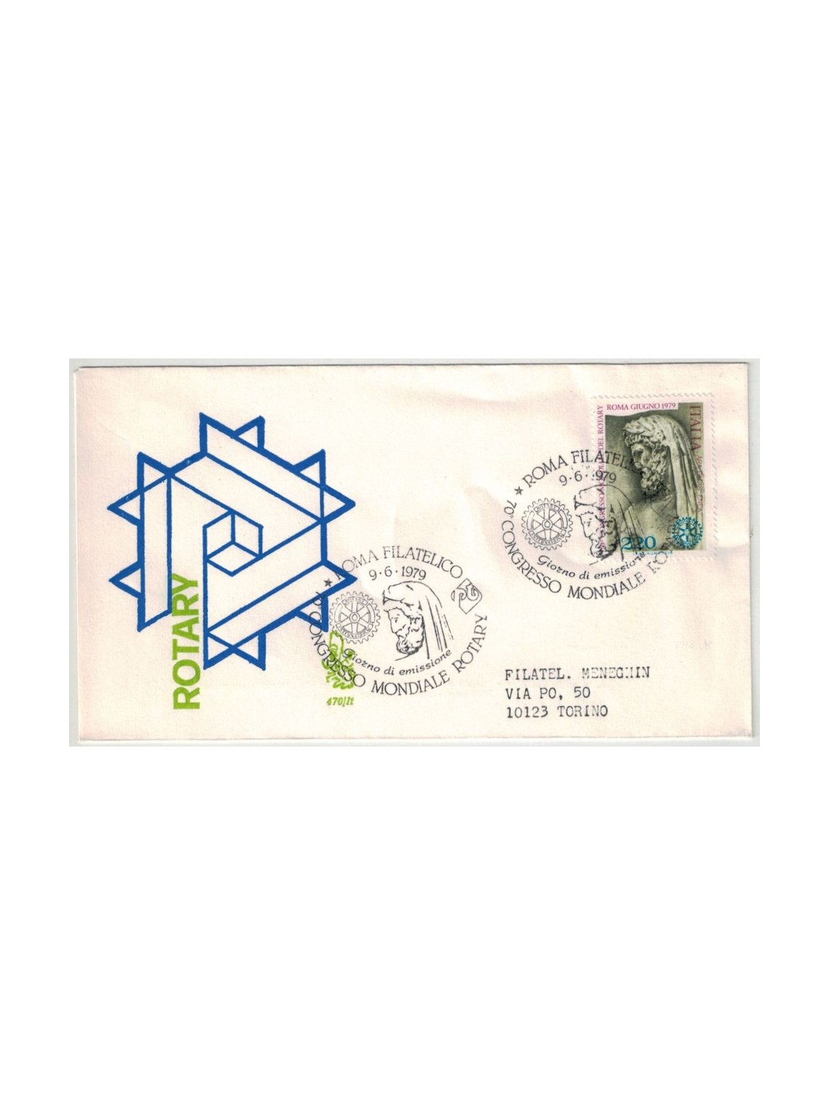 ITALIA 1979 FDC (Venetia) Congresso del rotary
